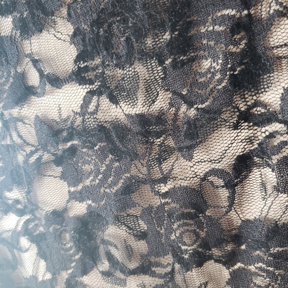 Lace & Silk Flow Dress - Picture 3 of 4